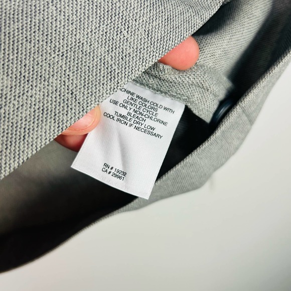 NEW Alfred Dunner Short Sleeved Gray Blazer Charm School Size 8 Petite - Picture 5 of 6